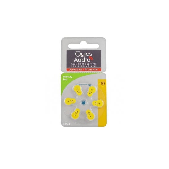 Batería de Quies Hearing Modelo 10 X6