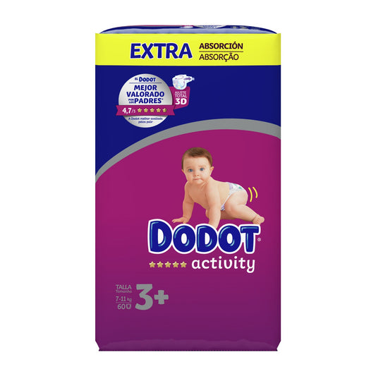 Dodot Pañales Activity Talla 3 Extra 60 Unidades