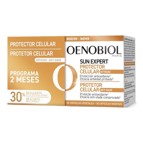 Oenobiol Sun Expert Protector Celular Antiedad Piel Normal 2x30caps