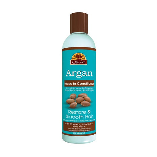 Okay Acondicionador de Cabello Sin Aclarado Aceite Argán 237 ml