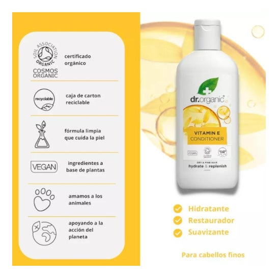 Dr.Organic Vitamin E Conditioner 265 ml