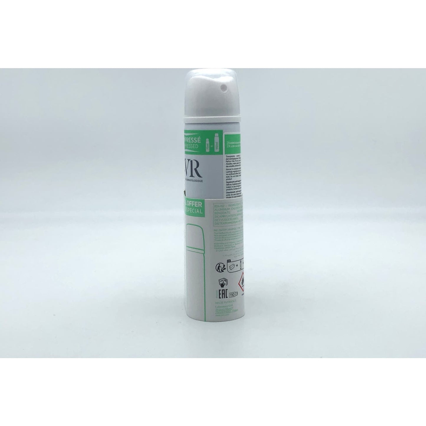 SVR Spirial Spray Desodorante Antitranspirante Intenso 48H 2x75ml