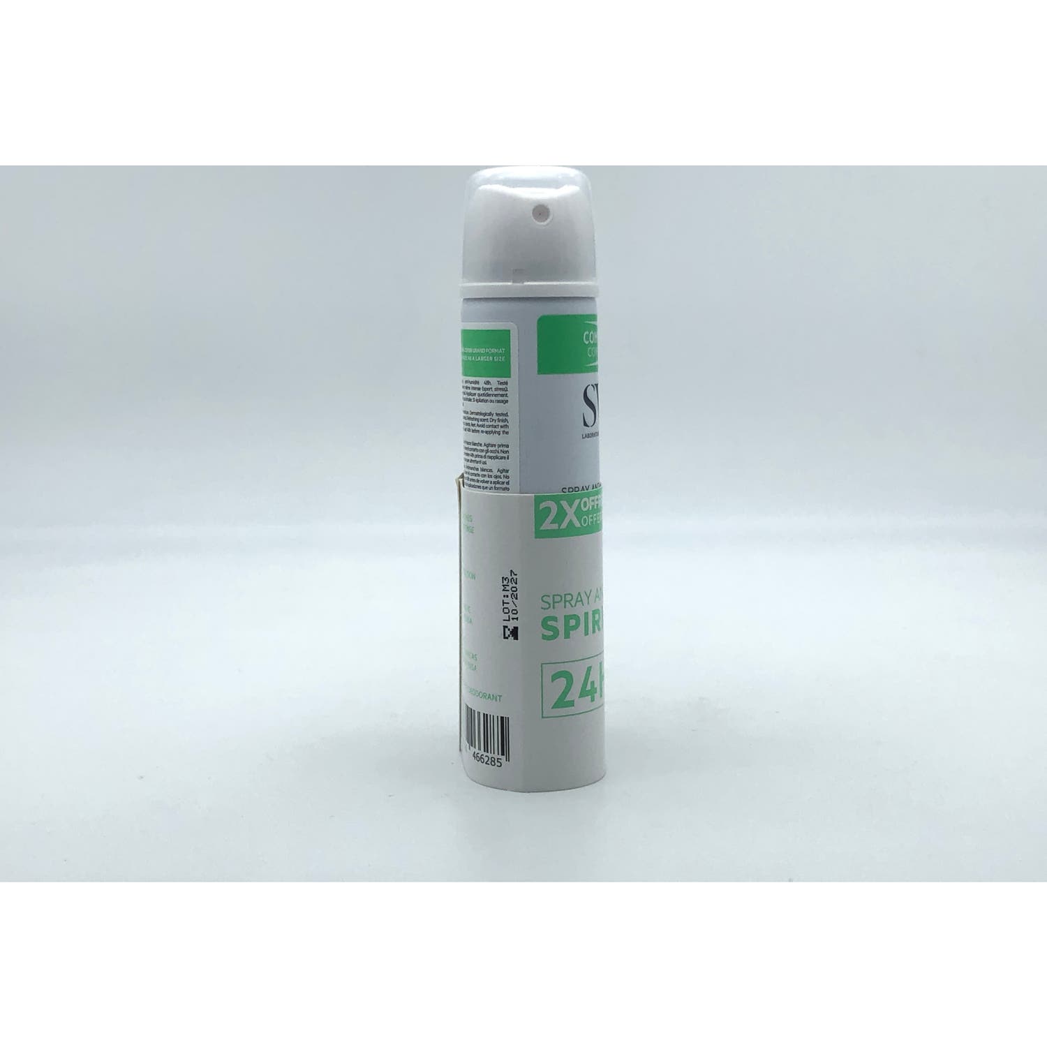 SVR Spirial Spray Desodorante Antitranspirante Intenso 48H 2x75ml
