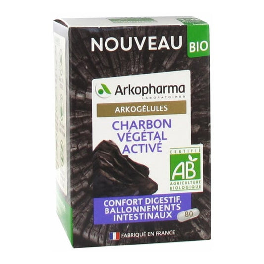 Arkopharma Carbón Vegetal Activo Bio 80caps