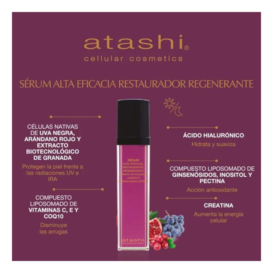 Atashi® Terapia Antioxidante Longévité sérum restaurador 50ml