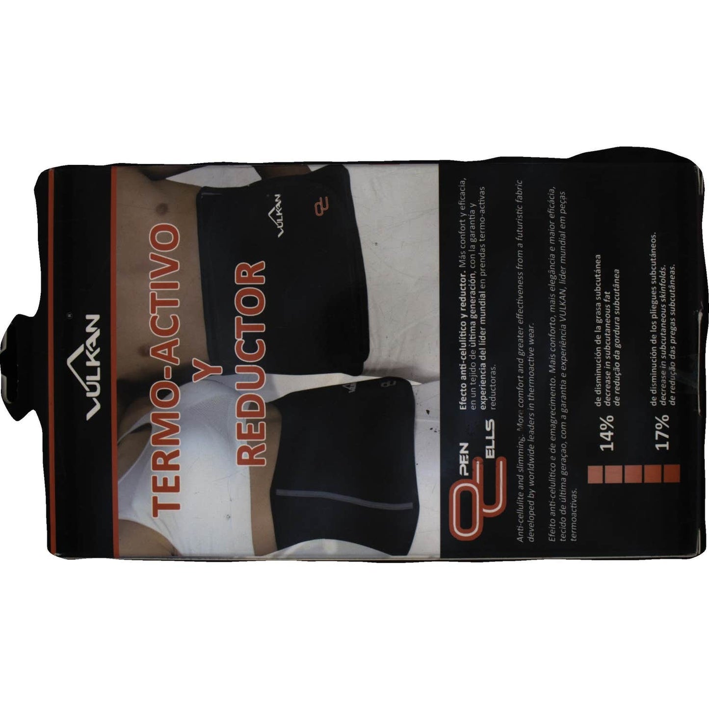 Vulkan Open Cells cinturón reductor unisex grande