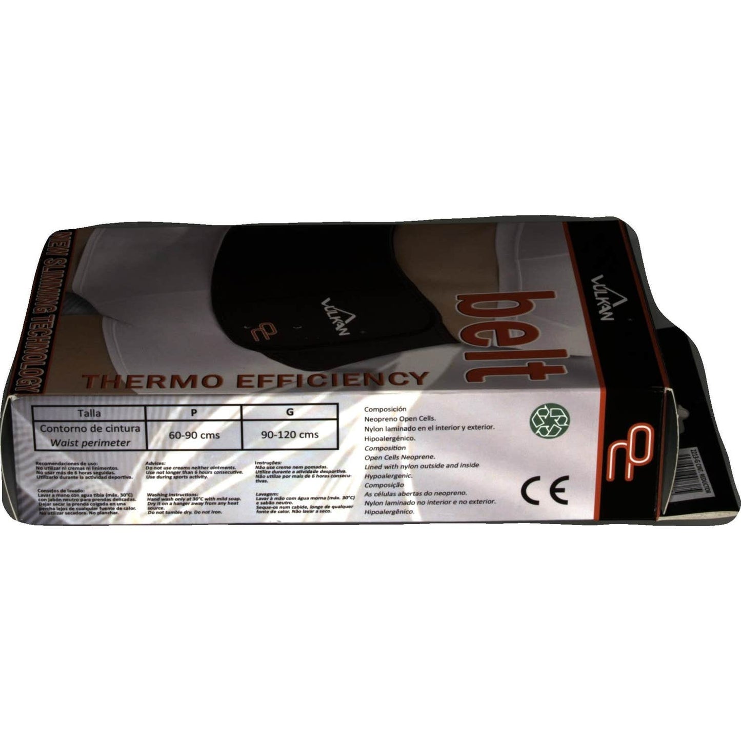 Vulkan Open Cells cinturón reductor unisex grande