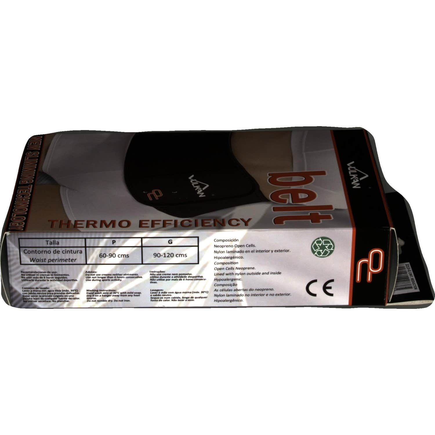 Vulkan Open Cells cinturón reductor unisex grande