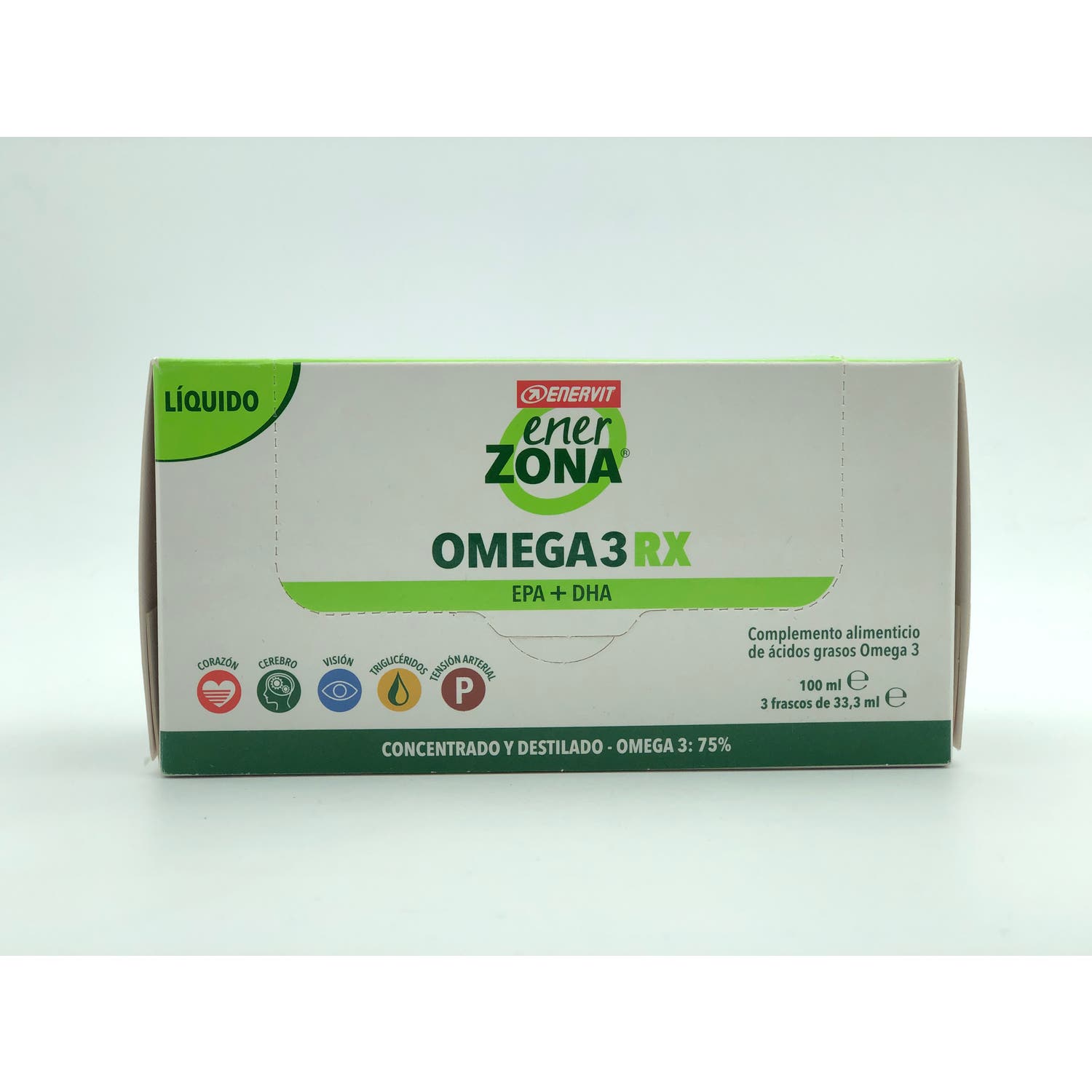 Enerzona omega 3 Rx 3 frascos de 33ml