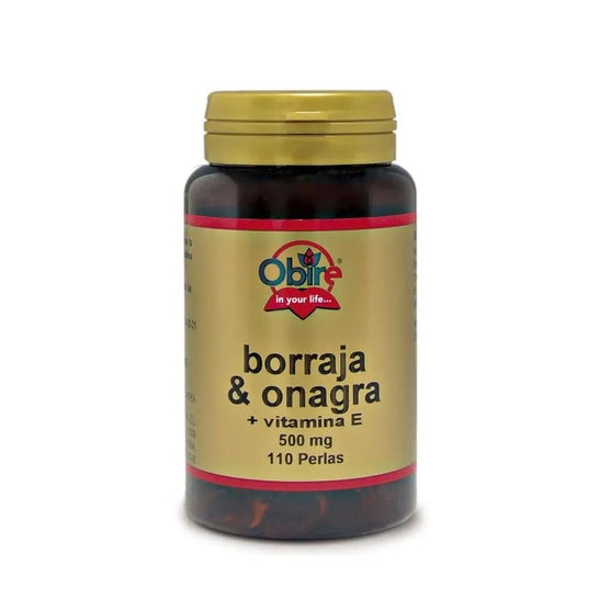 Obire Borraja y Onagra + Vitamina E 500 mg 110 caps