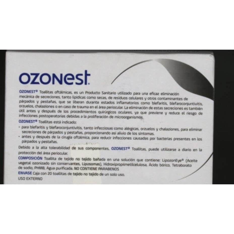 Ozonest Toallitas Oftalmicas 20Uds