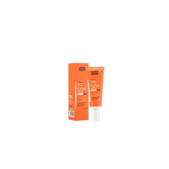 Acofarderm SPF 50+ Gel Facial Invisible 50ml