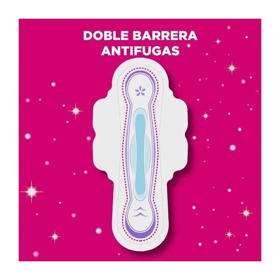 Ausonia Airdry compresa alas noche 9uds
