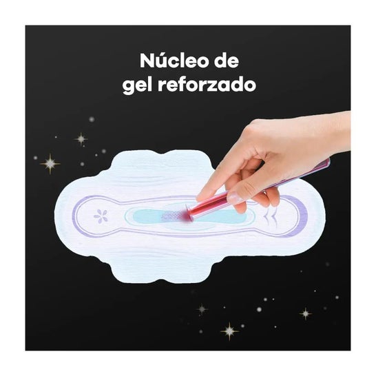Ausonia Airdry compresa alas noche 9uds
