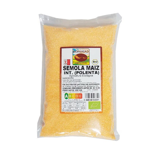 Bioprasad Sémola Maíz Polenta Integral sin Gluten 500g