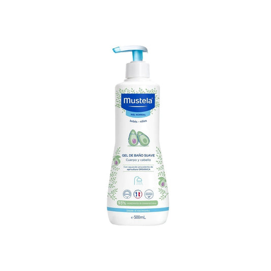 Mustela Gel De Baño Suave Con Aguacate Bio 500ml