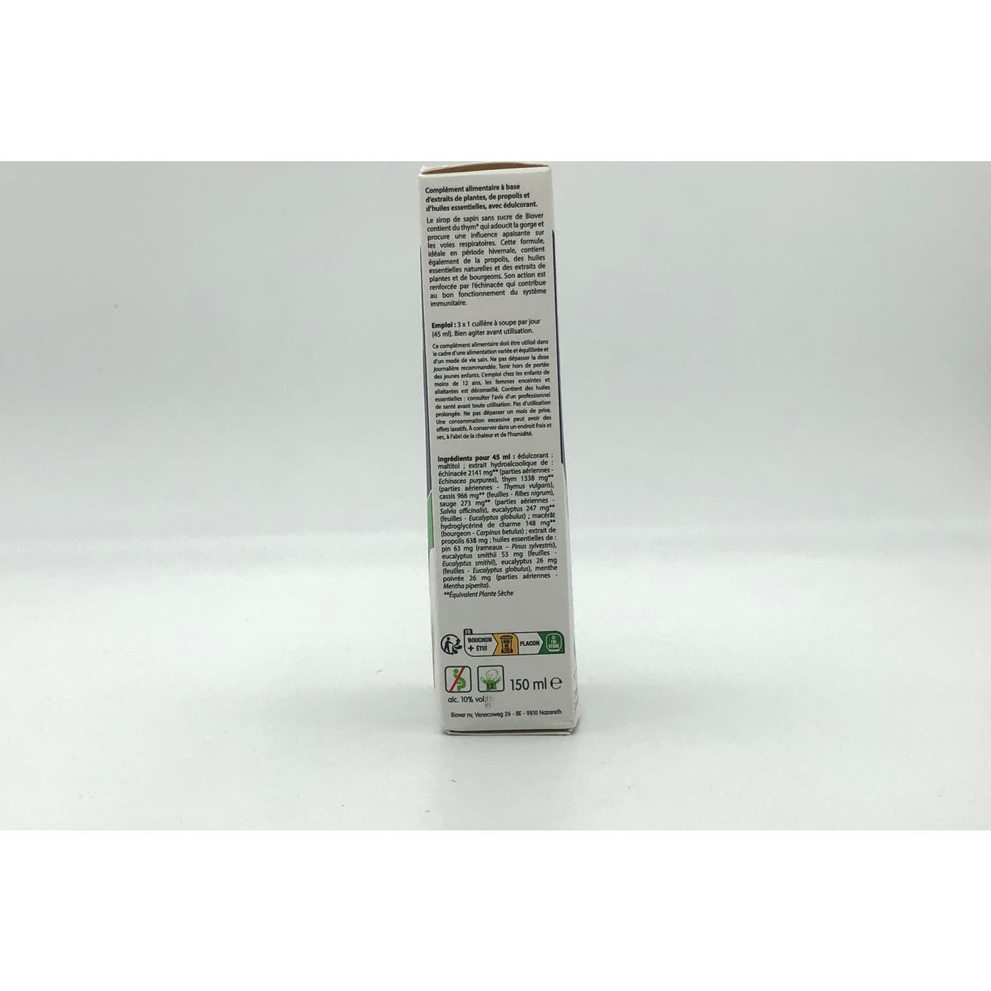 Biover Jarabe De Pino Sin Azúcar 150ml