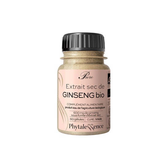 Ginseng sin fósforo Gelul orgánico 60