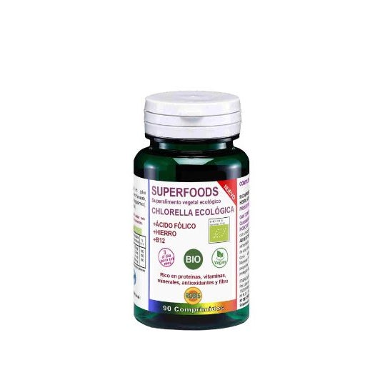 Robis Chlorella Eco + Ácido Fólico + Hierro + B12 90comp