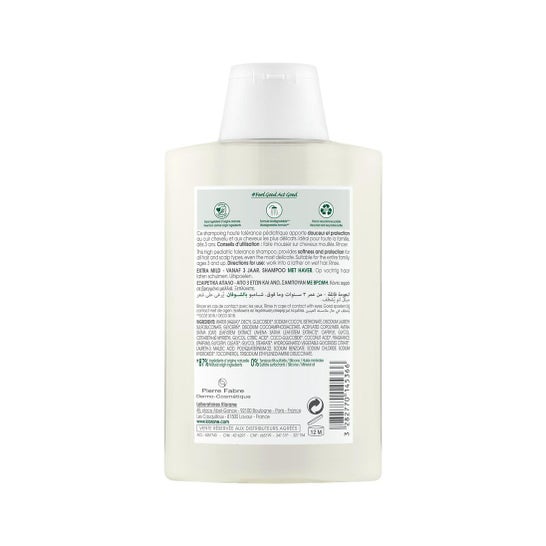 Klorane Champú a la Leche de Avena 200ml