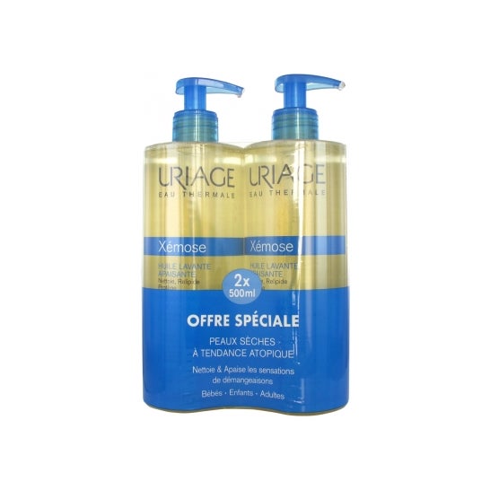 Uriage Xémose Huile Lavante Apaisante 2x500ml