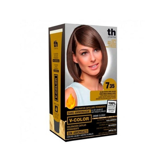 Thader Pharma Vitalia Tinte #7.35 Rubio Medio Dorado Caoba