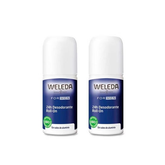 Weleda for Men Desodorante Roll-On 24h 2x50ml