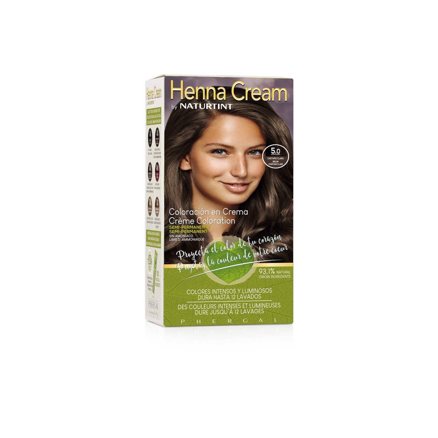 Naturtint Henna Cream 5.0 Castaño Claro 110ml
