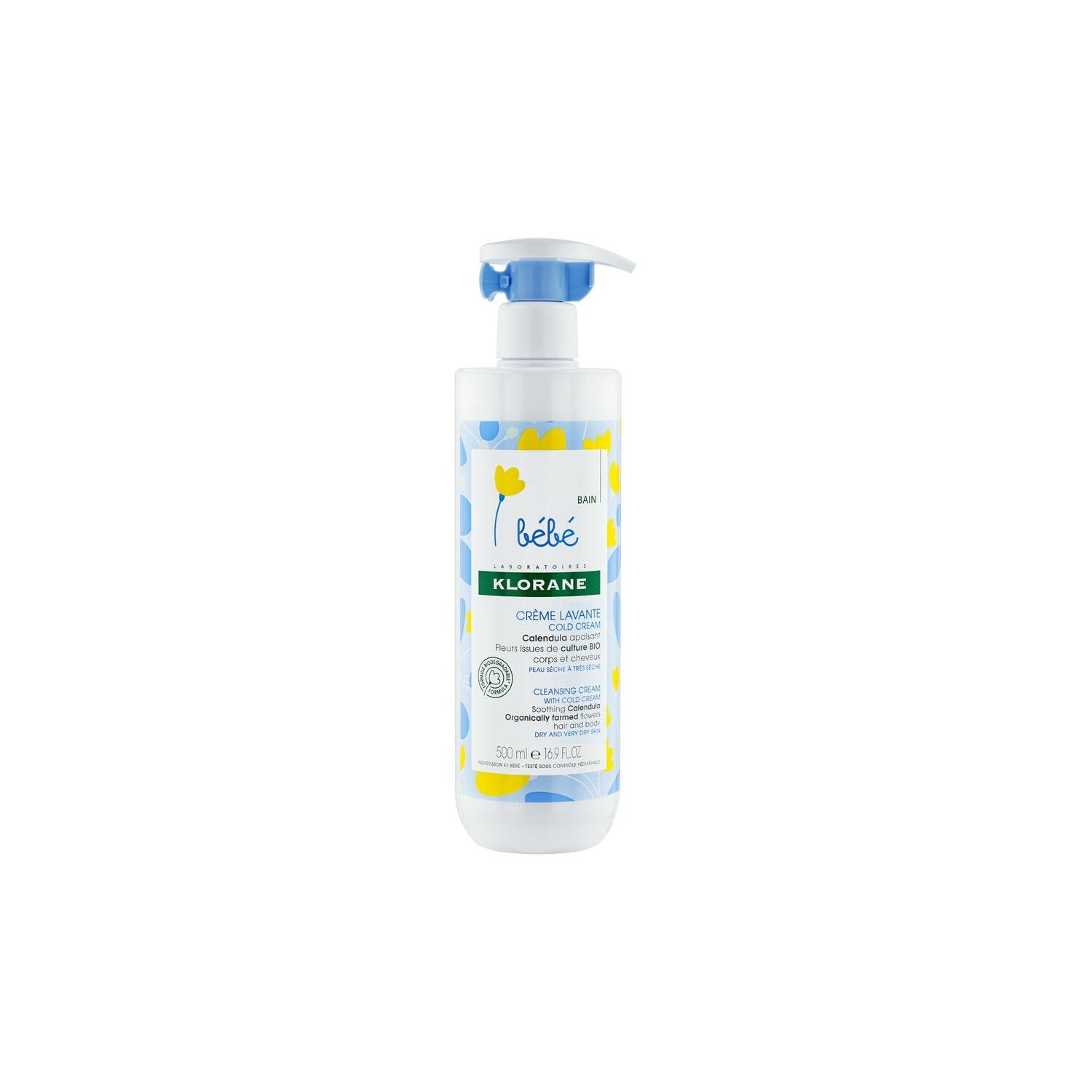 Klorane Bebé Crema Limpiadora 500ml