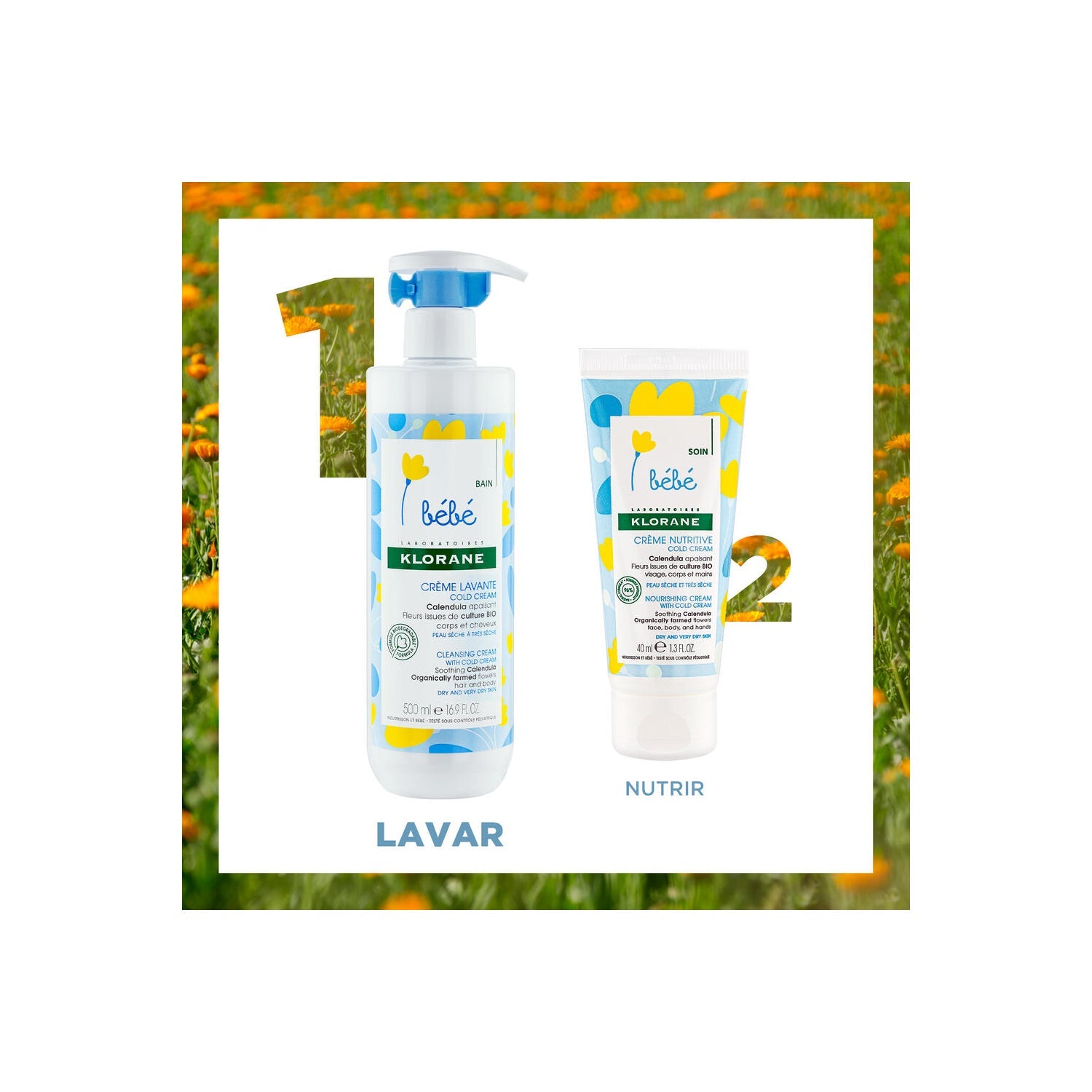 Klorane Bebé Crema Limpiadora 500ml