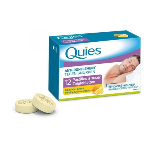 Quies Anti-Ronflement Miel Limón 12uds