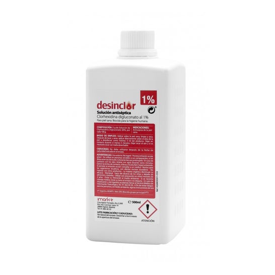 Desinclor Clorhexidina Solución Antiséptica 1% 500 ml