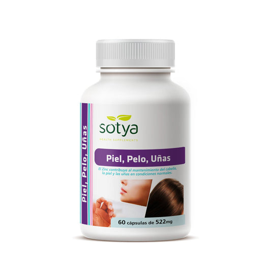 Sotya piel, pelo y uñas 522mg 60cáps