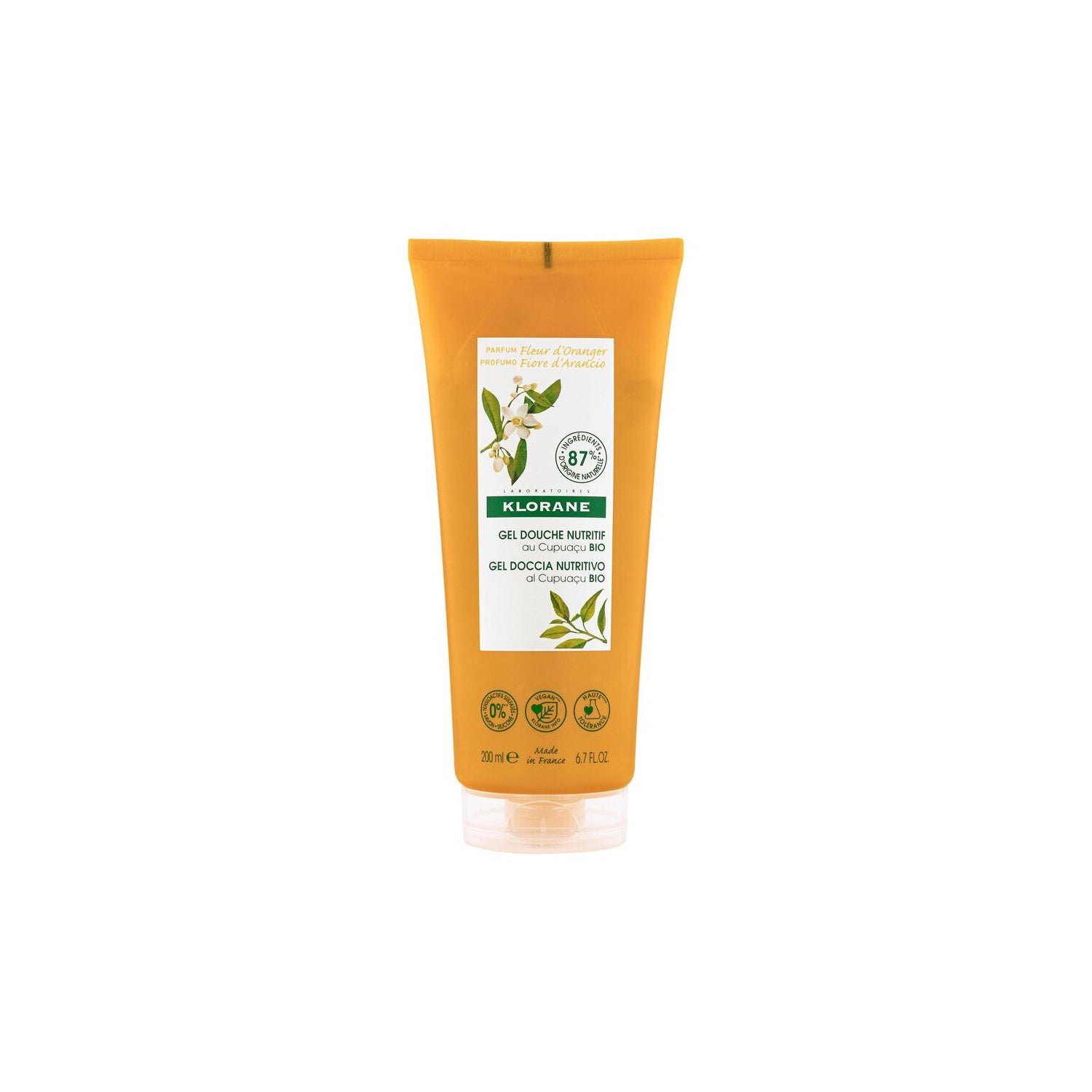 Klorane Gel de Ducha Flor de Naranjo 200ml