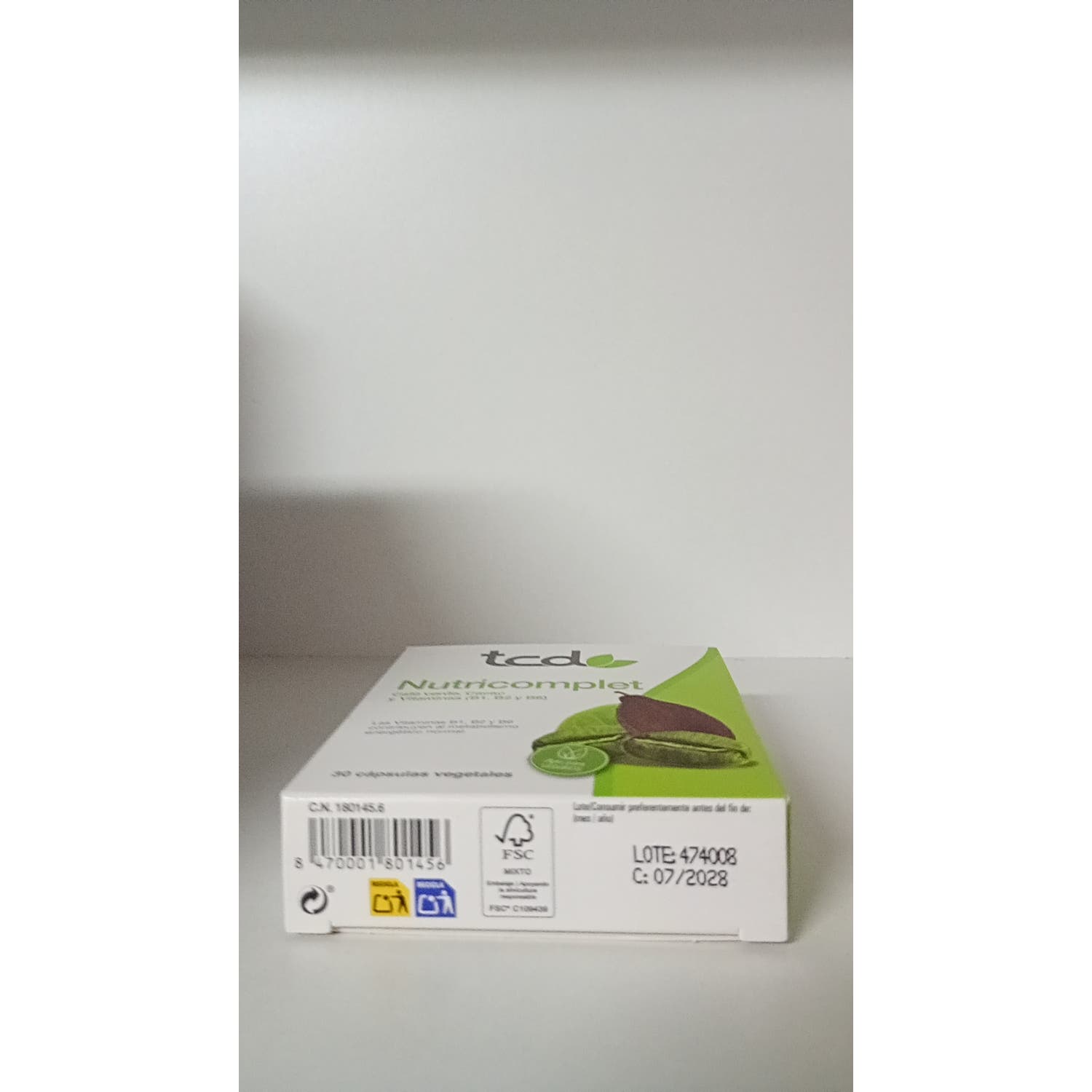 Tcd Nutricomplet 30 Cáps