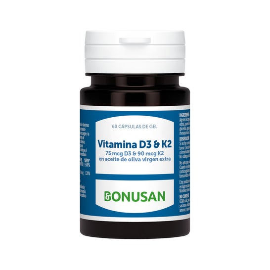 Bonusan Vitamina D3 & K2 60caps