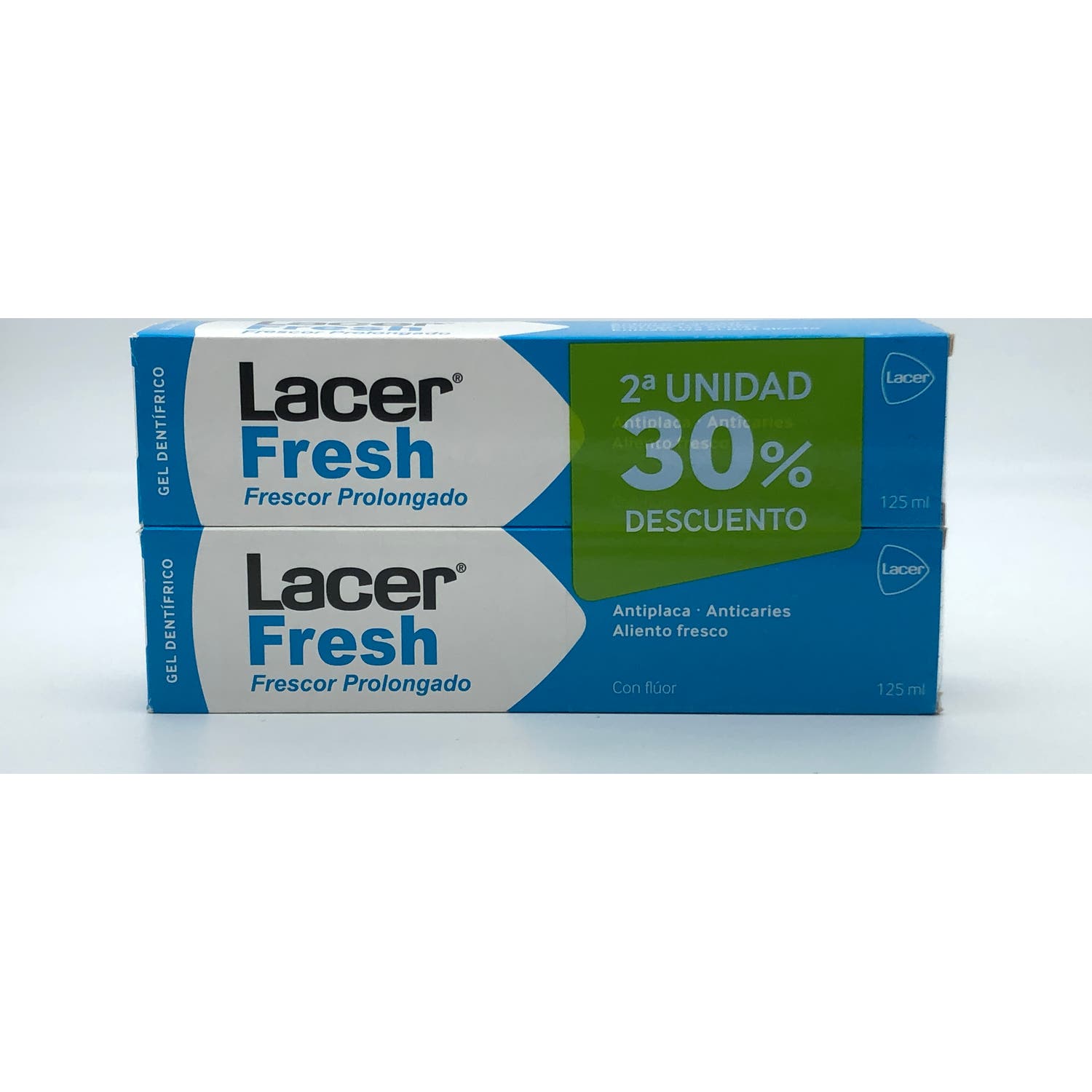 Lacer LacerFresh Frescor Prolongado Gel Dentífrico 2x125ml