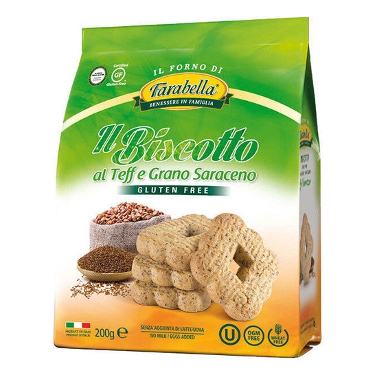Farabella galleta con Teff y Trigo Sarraceno Bio 200 g
