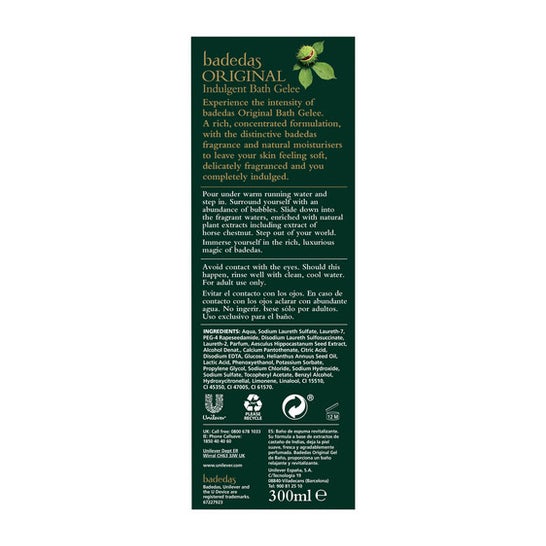 Badedas Original Indulgent Gel Baño 300ml