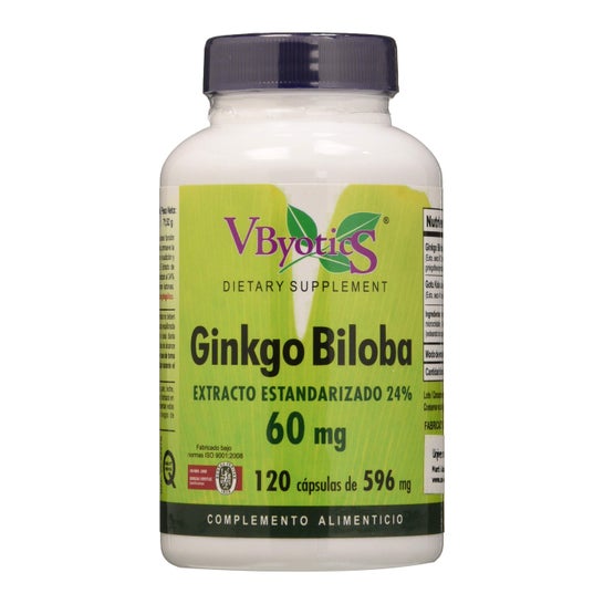 Vbyotics Ginkgo Biloba 60 mg 120 caps