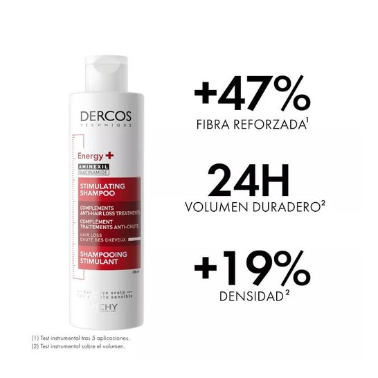 Vichy Dercos Technique Energy+ Champú Estimulante 400ml