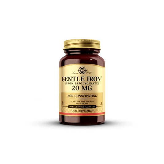 Solgar Hierro Gentle 20mg Hierro Bisglicinato 90vcaps