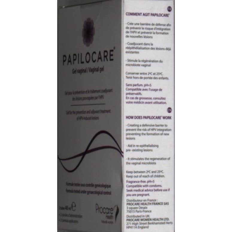 Papilocare Gel Vaginal 2x40ml