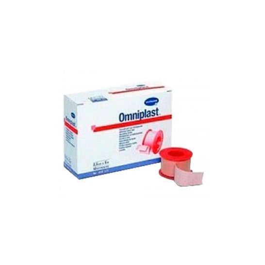 Omniplast® esparadrapo rosa tela 5mx2 5 cm 1 ud