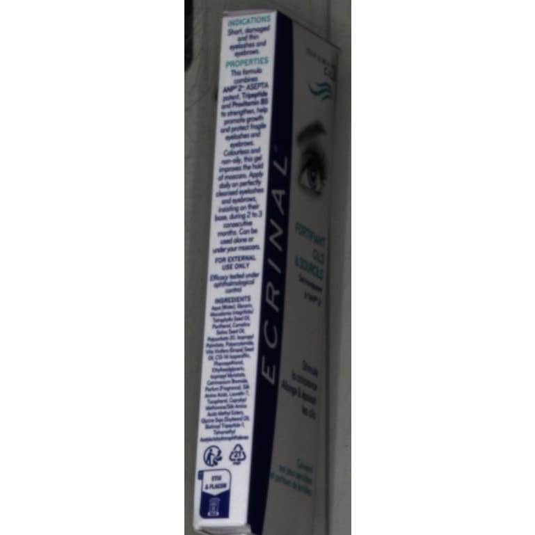 Ecrinal fortalecedor de pestañas y cejas gel incoloro ANP 2+ 9ml