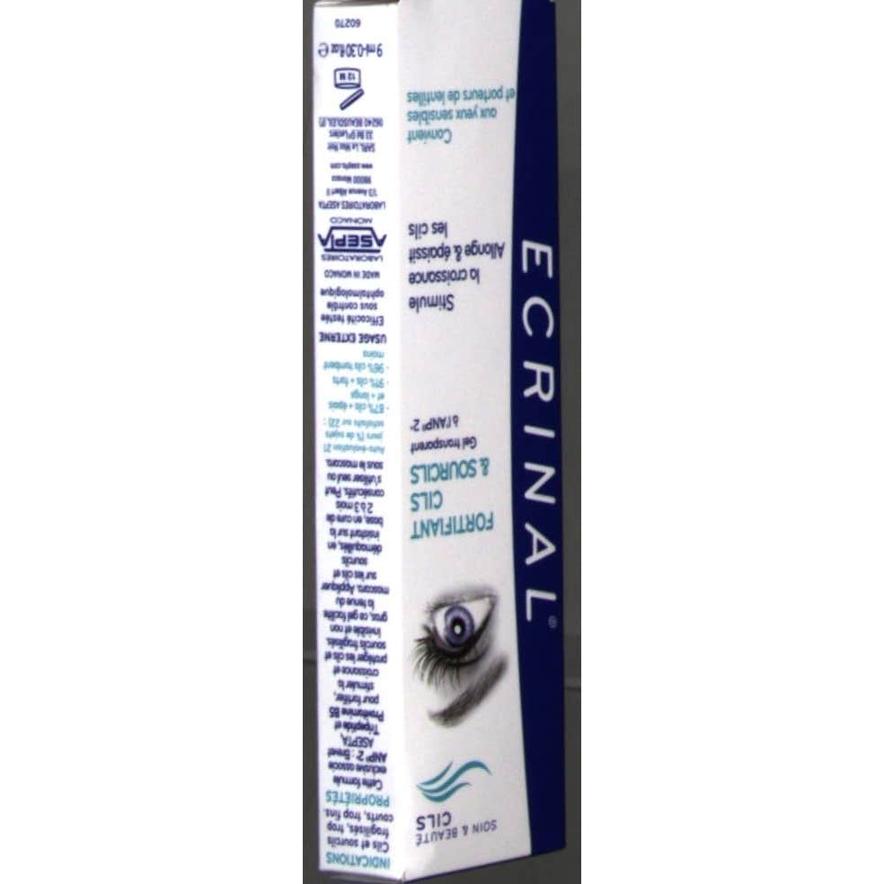 Ecrinal fortalecedor de pestañas y cejas gel incoloro ANP 2+ 9ml