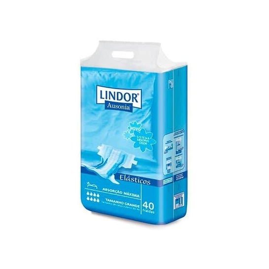 Lindor Pañal Anatómico Elástico Snoch Grande 40uds