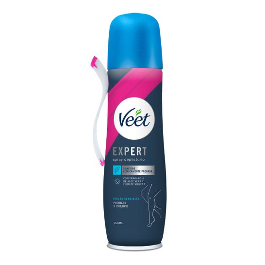 Veet Expert Spray Depilatorio Piernas y Cuerpo Piel Sensible 150ml