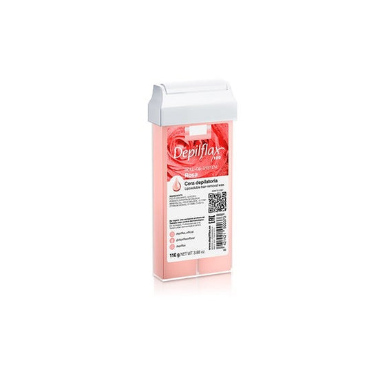 Depilflax Roll-On Cera Depilatoria Rosa 110g