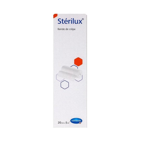 Sterilux Cinta Crepe 20cmx5m 1ud